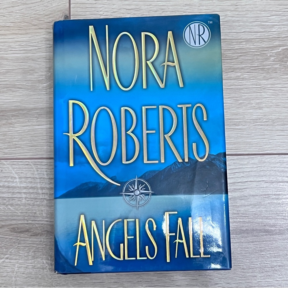 Nora Roberts’ 'Angels Fall' Blue Hardcover Book